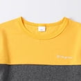 thumbnail image 6 of WUANDIXFA Toddler Kid Boy Clothes Colorblock Letter Graphic Tee Shorts 2PC Summer Outfit Set (Yellow, 3-4 Years), 6 of 7