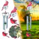 thumbnail image 5 of Simpatía Duelo Regalo Conmemorativo Cardenal Decoración Al Aire Libre Memorial Pájaro Campana De Viento Campana Decoración Adornos Jardín Patio Metal, 5 of 5