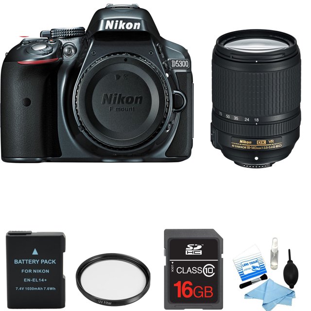 Nikon D5300 DSLR Camera w/ Nikon 18140mm Lens W/ 16GB Memory Card