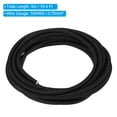 thumbnail image 2 of Uxcell Fabric Cloth Covered Round Wire, 16.4ft 18AWG 3 Core Vintage Woven Electrical Cord, Black, 2 of 6