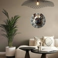 thumbnail image 5 of Wall Clock Decorative - Cute Bulldog Face Print 2D Vintage Wall Clocks Battery Operated Silent Non-Ticking for Bedroom, Living Room, Kitchen, Office, Classroom, 10 Inch, 5 of 7