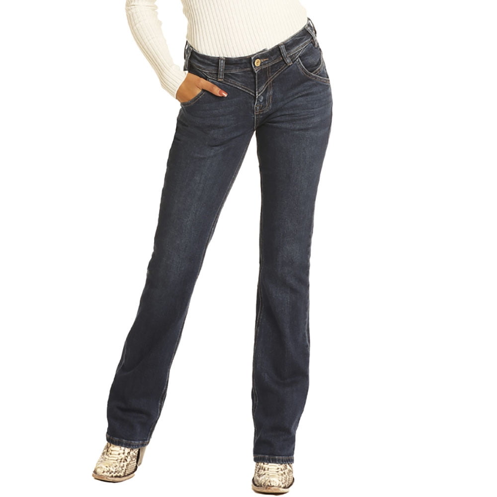 Rock & Roll Cowgirl for The Ride Boyfriend Jeans 36 x 30 Denim