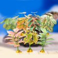 thumbnail image 4 of Reptiles Corner Plant Leaves Terrarium Fish Tanks Landscaped Hideouts Decoration for Bearded Dragon Lizards Geckos, 4 of 5