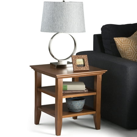 Simpli Home - Acadian End Table - Light Golden Brown