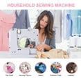 thumbnail image 4 of Mini Sewing Machine for Beginners, Electric Portable Small Sewing Machine with 12 Built-In Stitches Reverse Sewing Adjustable Speed LED Light Foot Pedal Heavy Duty Household Mending Stitching Machine, 4 of 11