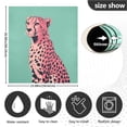 thumbnail image 5 of Yayeee Magnetic Dishwasher Cover for The Front Decoration Home Kitchen Machine Sticker Protector, Big Pink Cheetah, 5 of 6