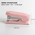 thumbnail image 4 of Stapler With Staples,small Heavy Duty Staplers For Desk (pink), 4 of 5