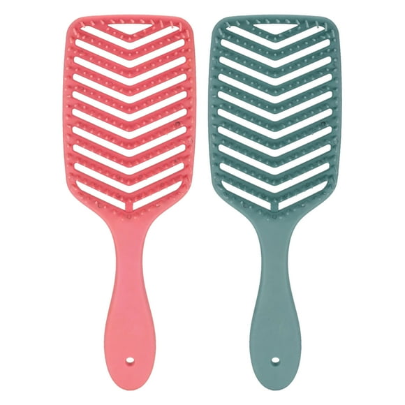 Detangling Vent Brush,2pcs Paddle Detangling Vent Vent Massage Brush Paddle Detangling Vent Brush Streamlined Design