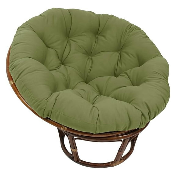 Twill Papasan Cushion, 1 Count (Pack of 1), Sage