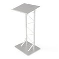 thumbnail image 3 of FixtureDisplays® 25" Single Truss Podium for Floor, Steel - Silver 19627 19627 Free Shipping!, 3 of 7