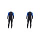 thumbnail image 3 of Sonducket Men Diving Wetsuit for Water Sports Suit Zip Wet Back Full Warm Body Surf Type2 NO2, 3 of 6