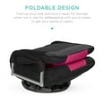 thumbnail image 5 of Best Choice Products 360-Degree Swivel Gaming Floor Chair w/ Armrest Handles, Foldable Adjustable Back - Black/Pink, 5 of 8