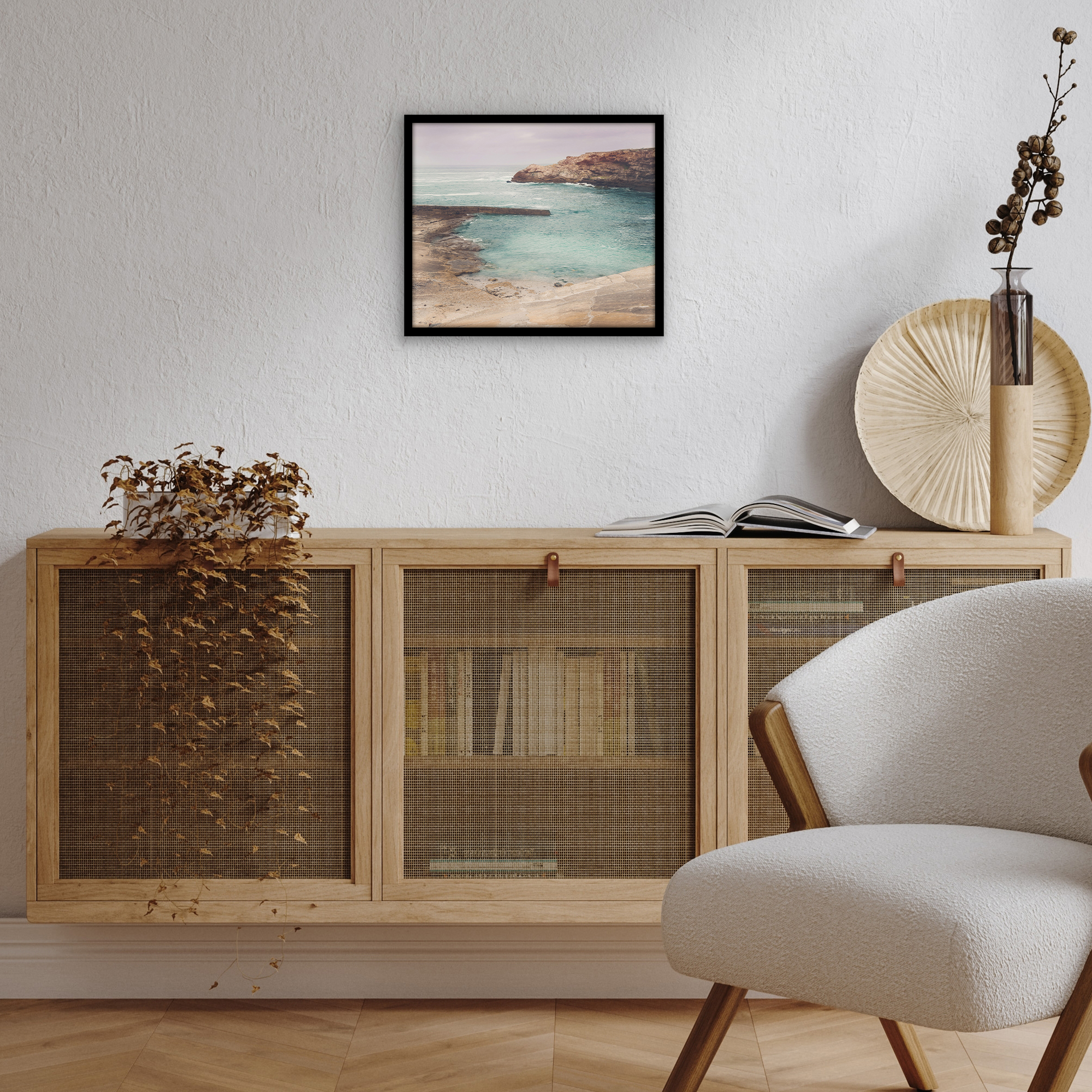 Americanflat 11x13 Picture Frame with Shatter-Resistant Glass Streamline Collection Thin Border Wall - Black