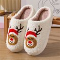 thumbnail image 3 of Zapatillas populares de algodón para mujer, pantuflas de algodón cálidas de felpa para invierno, Navidad y Halloween, para interior y hogar, 3 of 5