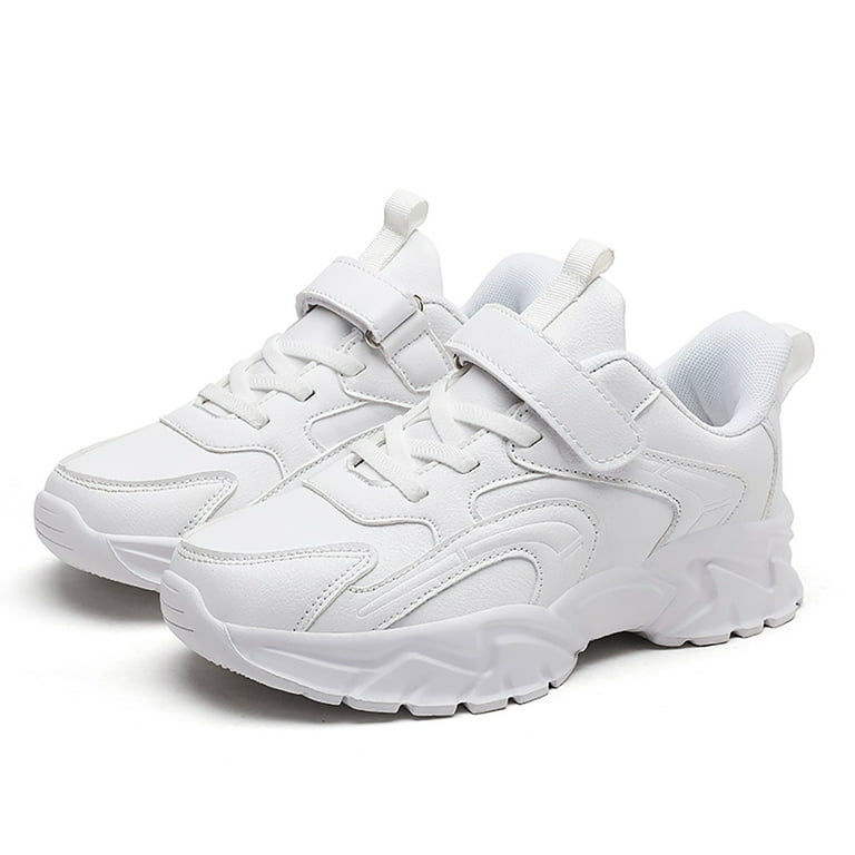 boy.girl  B91xZ Boys Girls Kids' Sneakers PU Leather Sports Shoes