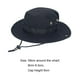 thumbnail image 1 of Sombrero de pescador casual con borde redondo para acampar en la jungla al aire libre (negro) Sywqhk Para Estrenar, 1 of 2