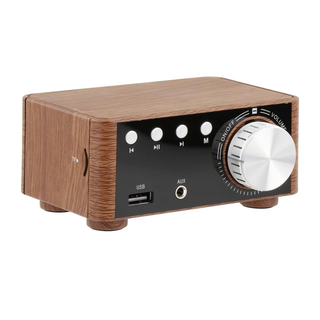 Amplificador de audio Methold 90W + 90W 2-Channel para Car MP3 EU Grano de madera 250W