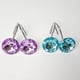 thumbnail image 3 of Ganchos para cortina de ducha, 12 piezas Ganchos para cortina de baño con diamantes de imitación acrílicos Ganchos de ducha decorativos para baño, cortinas y forro Fokelyi LRWJ060-5, 3 of 4