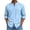 Mens Shirts Light Blue, variant on Hawaiian Beach Shirt for Men Button Long Sleeve with Pockets Loose Casual Vacation Tops Tee Dad Gifts