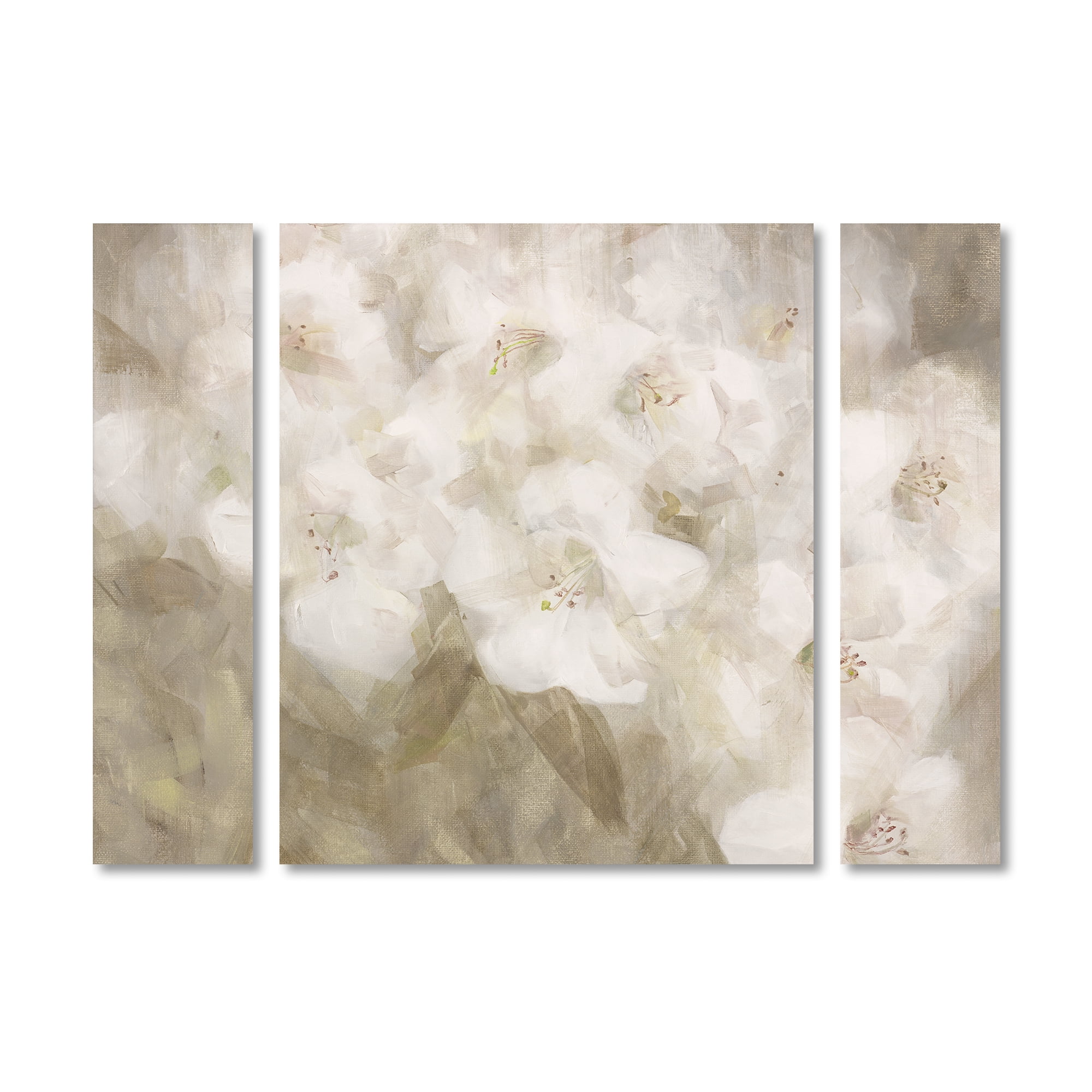 Li Bo 'Wild Flowers II' Multi Panel Art Set Large