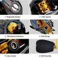 thumbnail image 3 of PROBEROS PROBEROS Compact Metal Spinning Reel DW132W Left-Handed, High-Performance Micro Fishing Gear with Ceramic Guide and Magnetic Brake System, 3 of 7