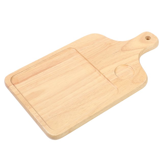 Pizza Board - Rectangle Groove Pizza Pain Fromage Planche À Découper Plateau Poignée Cuisson Maison Cuisine Outil