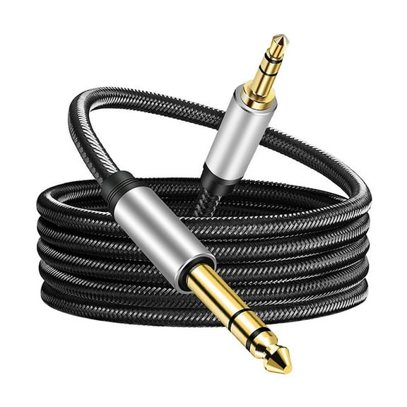 3.5mm to 6.35mm Stereos Music Cable, 6.35mm 1/4" Male to 3.5mm 1/8" Male TRSs Bidirectional Stereos Music Cable for Guitar