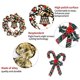 thumbnail image 3 of Broche de moda vintage para mujer, fiesta de Navidad. MFZFUKR CPB-CJZ1351-5, 3 of 5