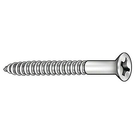 

U49876.015.0150 #7 X 1-1/2 Phillips Flat Head Brass Wood Screws 100 Pk.