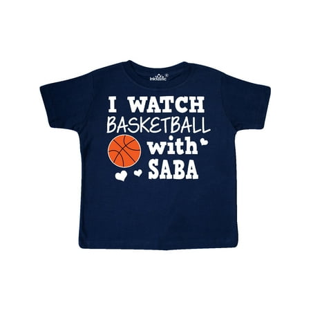 

Inktastic I Watch Basketball with Saba Gift Toddler Boy Girl T-Shirt