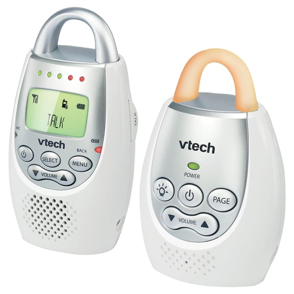 VTech Safe&Sound Digital Audio Baby Monitor with LCD Display, up to 1,000-Ft. Range, Crystal Clear Sound, and Alerts, DM221