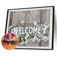 thumbnail image 2 of Wdftyju Kit de pintura de diamante 5D, letras DIY, placa de puerta, cuentas cuadradas completas, imágenes de mosaico Wdftyju 6ll7rz7fg1hu7ny3, 2 of 9