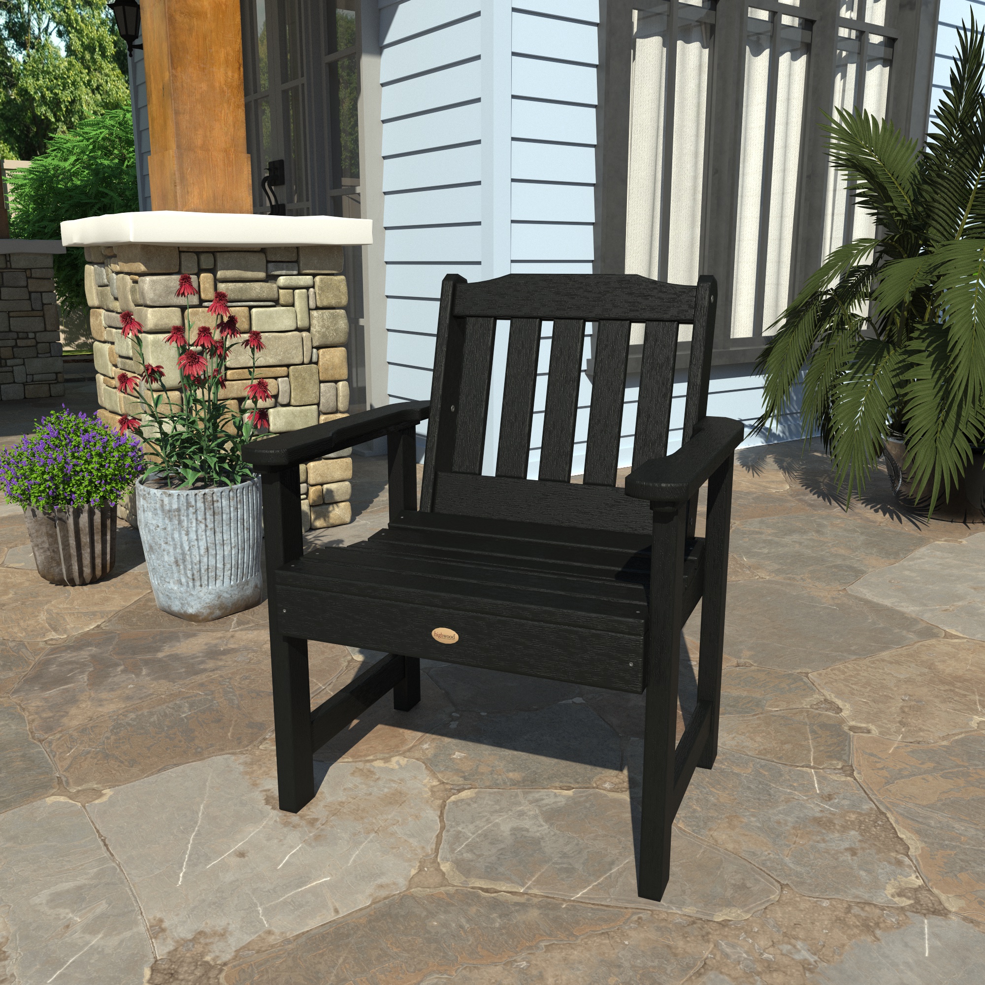 Highwood 3pc Lehigh Garden Chair Set with 1 Adirondack Square Side Table - image 5 of 7