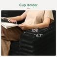 thumbnail image 4 of Marrber 52" 3-in-1 Convertible Sofa Bed Sleeper Loveseat, Plush Corduroy with Reclining Backrest & Cup Holders for Small Space, 4 of 9