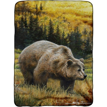 Hautman Brothers 60" x 80" Royal Plush Raschel Throw