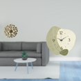 thumbnail image 2 of Metal Wall Decor Wall Hanging Sculpture Silent Wall Clock with Wrought Iron Frame for Office Living Room Bedroom, 2 of 8