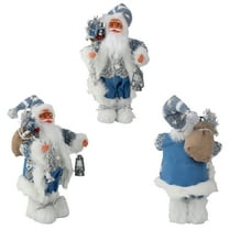 PUYA Christmas Santa Claus Doll Gift Toy Home Table Decoration Collectible Figurines For Xmas Holiday