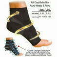 thumbnail image 4 of 4 Pairs Neuropathy Socks for Women and Men - Soothe Relief Socks for Plantar Fasciitis - Ankle Compression Socks, 4 of 5