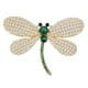 thumbnail image 4 of Broche de libélula, Pin de Animal, decoración, broches de diamantes de imitación de estilo Vintage, Pin de solapa para regalos, sombrero de mujer,, 4 of 9