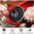 thumbnail image 4 of Disco para amoladora angular Disco para tallado Disco para amoladora de madera Disco abrasivo de madera de 125 mm para dar forma, esmerilar y cortar, adecuado para la mayoría de amoladoras angulares, 4 of 5