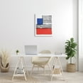 thumbnail image 2 of Stupell Industries Abstract Geometric Red Blue Blocks Bold Lines, 24 x 30, Designed by Alison Tauber, 2 of 5