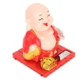thumbnail image 1 of Estatuilla De Buda Solar, Estatua De Buda ABS Con Energía Solar Para Sacudir La Mano, Para Decoración De Escritorio De Coche, Oficina En Casa, 1 of 7