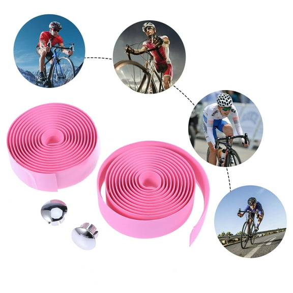 HONITANO Cyclists Anti-slip Cushioned Grip Bike Handlebars Tape 1 Pair 190x3x0.5cm