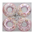 thumbnail image 1 of 4 adornos navideños con forma de donut, colgantes rosas, adornos decorativos para de Navidad, accesorios de decoración para fiestas navideñas, 1 of 8