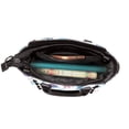 thumbnail image 5 of Lsque Dinosaur Pattern Leather Rivet Shoulder Bag – Elegant Genuine Leather & Microfiber PU Crossbody with Detachable Adjustable Strap, 5 of 5