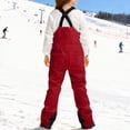 thumbnail image 4 of HCNTES Ladies Trendy Snow Bibs Waterproof Insulated Overalls with Comfortable Design for Women Winter Wear(C-Red,L), 4 of 8