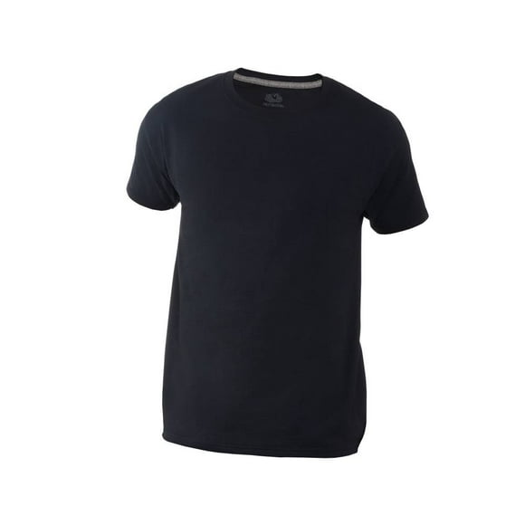 Playera Fruit Of The Loom para Hombre, Cuello redondo Manga Corta Negro Talla 2EG