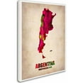 thumbnail image 2 of Trademark Fine Art "Argentina Watercolor Map" Canvas Art by Naxart, 2 of 3