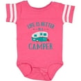 thumbnail image 3 of Inktastic Life's Better in a Camper Girls Baby Bodysuit, 3 of 5