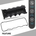 thumbnail image 6 of CROSSDESIGN Engine Valve Cover w/ Gasket Fit for Honda Civic 2006-2015/HR-V 2016-2019, 6 of 12